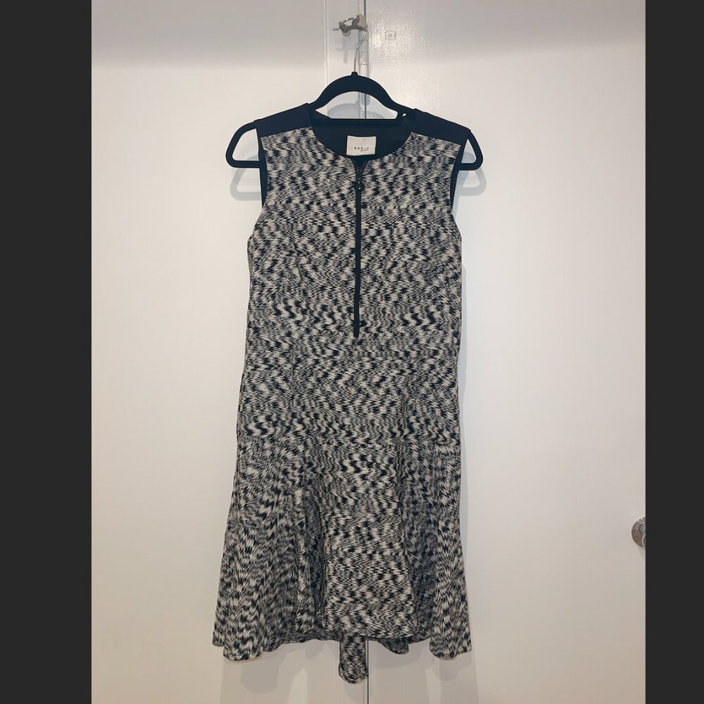 Akris Punto Sleeveless Abstract Dress Size 8
